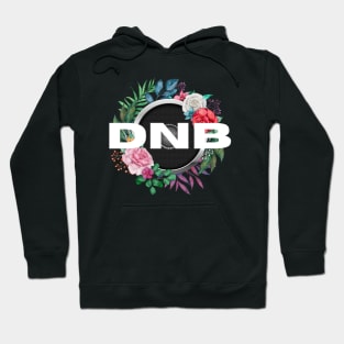 DNB - Floral Bass Hoodie